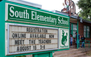 Meeting the teachers at South Elementary