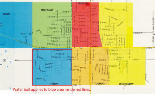 Water line repaired, boil water notice in effect until Tuesday