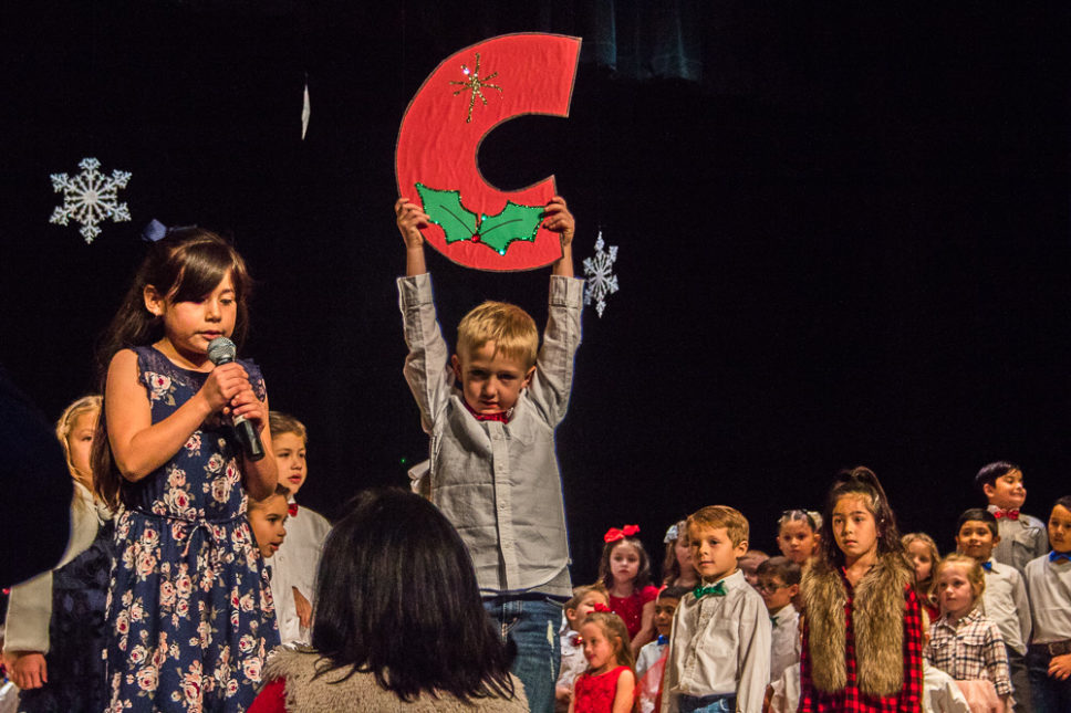 Kindergarten classes celebrate Christmas with ABC’s