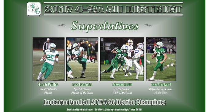 Buckaroos dominate list of All-District awards