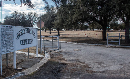 City of Breckenridge plans cemetery clean-up beginning Feb. 7