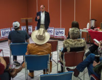 Lang holds meet-and-greet during Breckenridge campaign stop