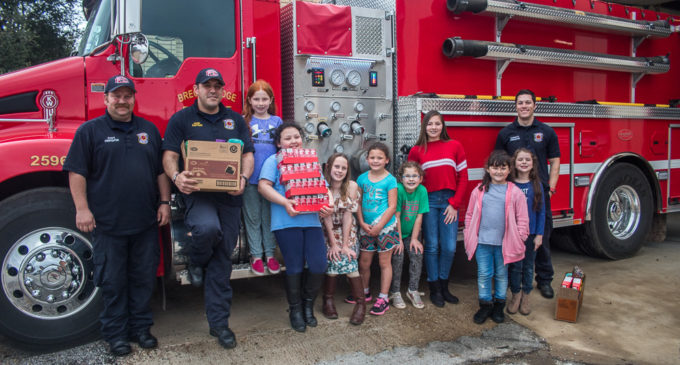 Local Girl Scouts donate smoke detectors to fire department