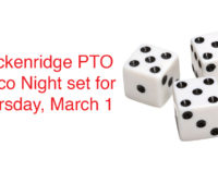 Tonight’s PTO Bunco event to raise funds for schools