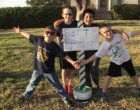 Local Cub Scouts install solar system project