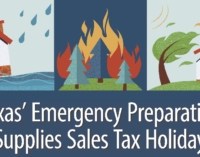 Emergency supplies are tax free this weekend