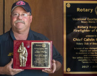 Rotary Club District 5790 names Chaney Firefighter of the Year