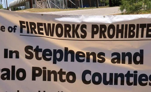 Fireworks banned in Stephens County following disaster declaration