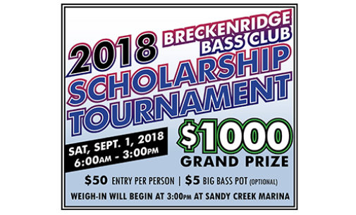 Bass Club to host tournament on Saturday