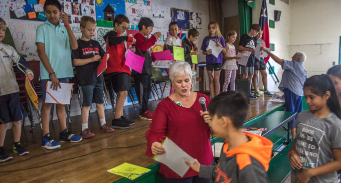 Fifth graders perform play in honor of Constitution Week