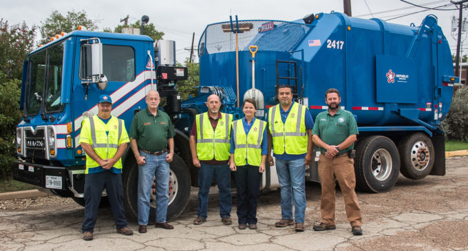Republic Services delivers new truck for city’s trash route