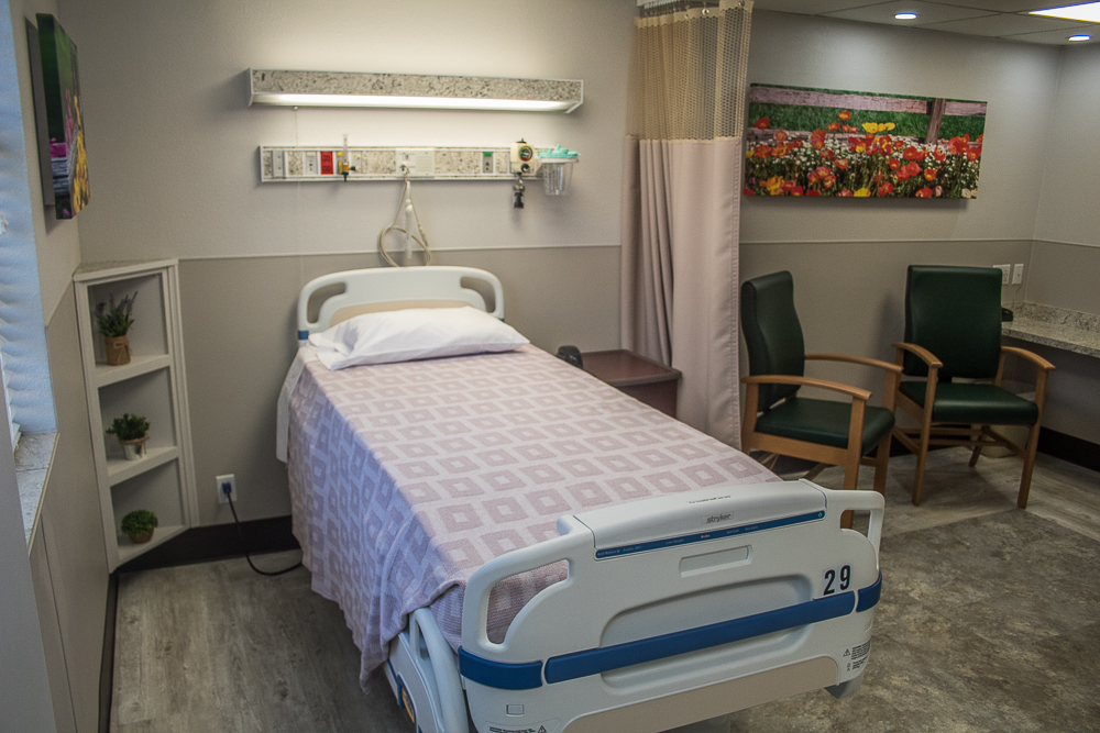 Hospital reveals newly renovated patient room Breckenridge Texan