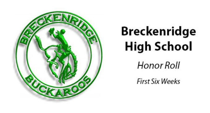 Breckenridge High School announces honor roll