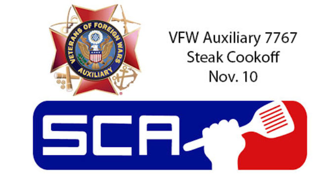 VFW Auxiliary to host fundraising steak cookoff in November