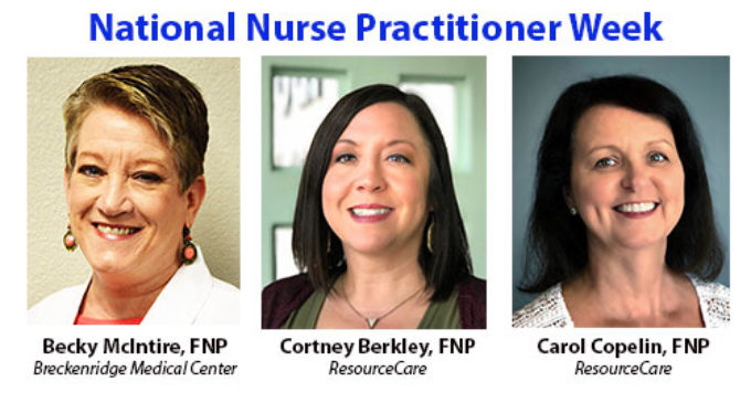 Breckenridge honors Nurse Practitioners this week