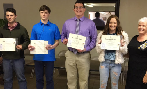 Local DAR chapter honors students with Good Citizens Award