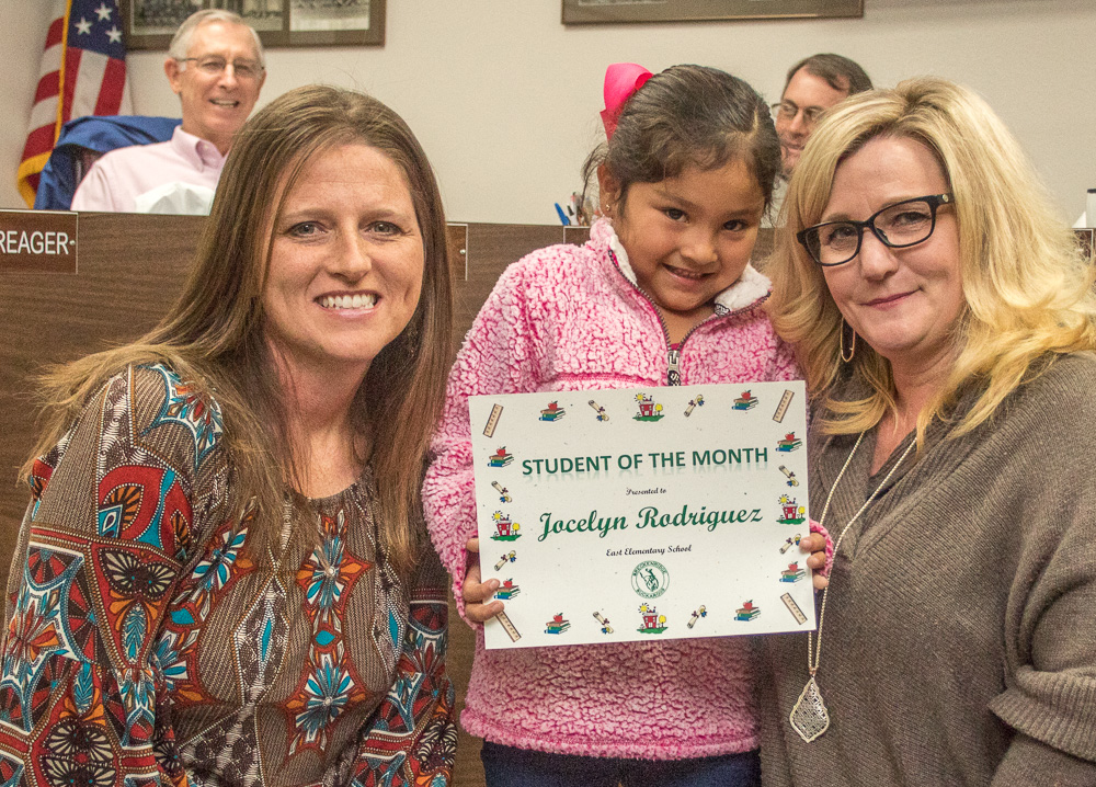 Students honor BISD Trustees, board extends superintendent’s contract