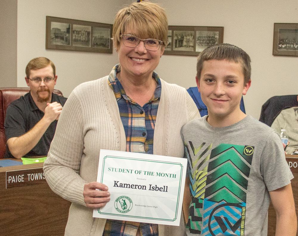 Students honor BISD Trustees, board extends superintendent’s contract