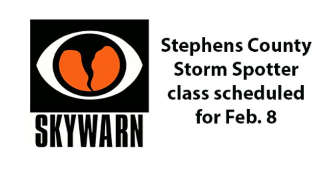 Stephens County Storm Spotter training scheduled for Feb. 8