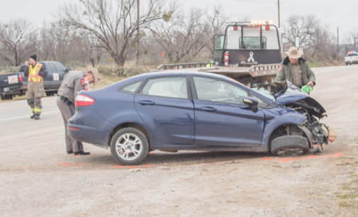Sunday afternoon accident sends one driver to hospital