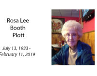 Rosa Lee Booth Plott