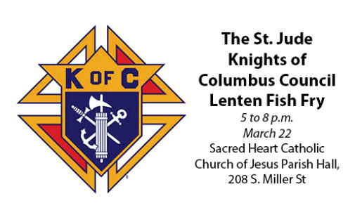 Local Knights of Columbus to host Lenten Fish Fry on March 22