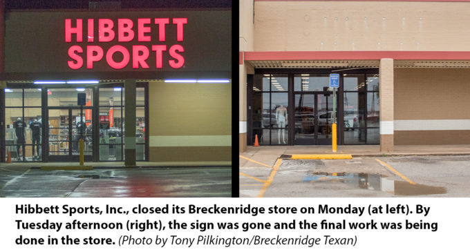 Hibbett Sports closes Breckenridge store