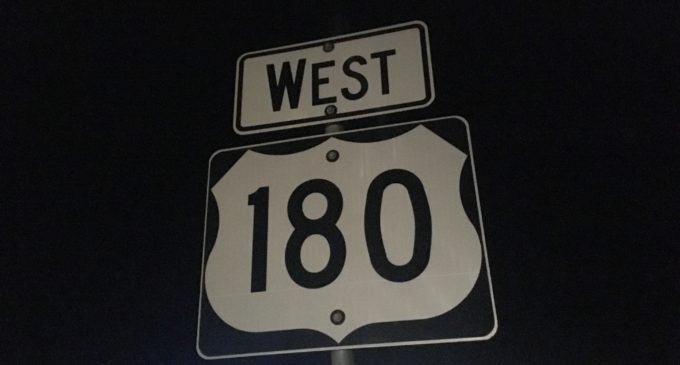 U.S. Highway 180 West reopened Friday evening