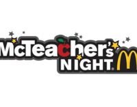McTeacher Night – April 2 – to benefit East Elementary PTO