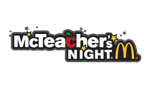 McTeacher Night – April 2 – to benefit East Elementary PTO