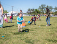 Easter Bunny visits kids at Caddo VFD’s annual Easter Egg Hunt