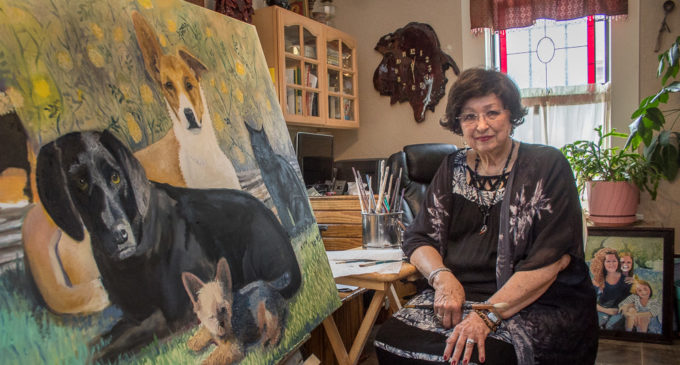For artist Tonya Holmes Shook, painting is a passion she must pursue