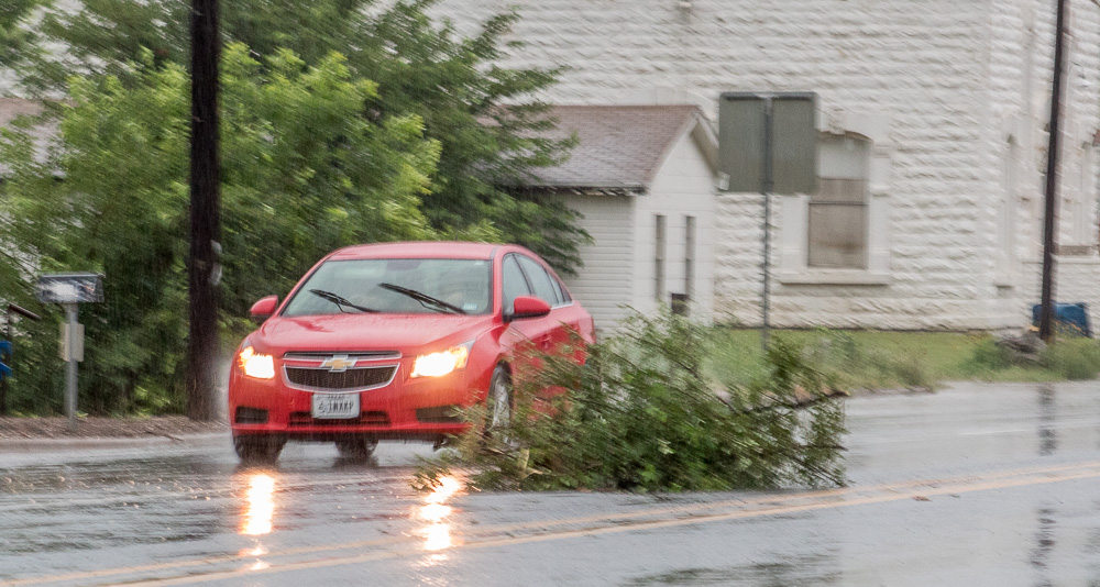 Storm causes power outages, minor damage around town Breckenridge Texan