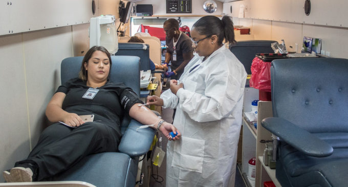 Battle of the Badges blood drive continues until 1 p.m. today, June 8