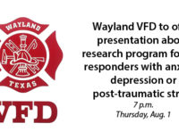 Wayland VFD to offer informational program on research study for first responders