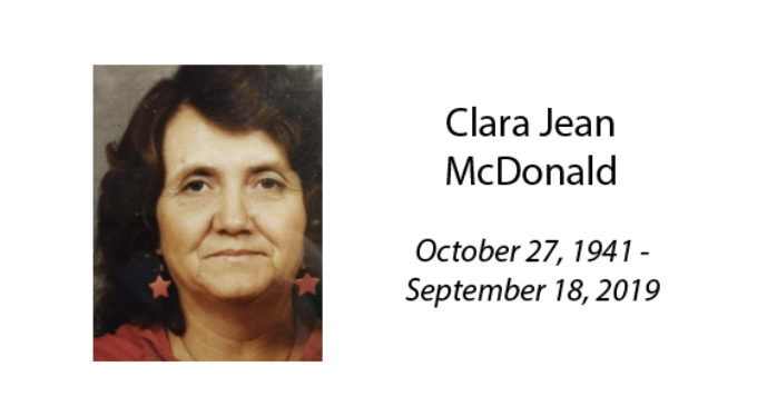 Clara Jean McDonald
