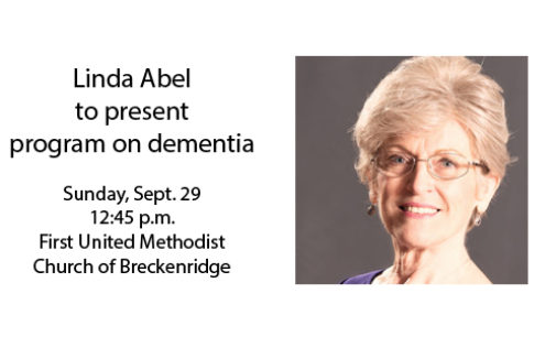 Linda Abel to present program on dementia on Sunday