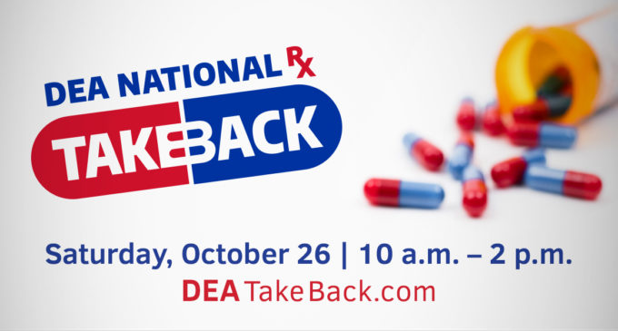 BPD joins DEA for Drug Take Back event on Saturday, Oct. 26
