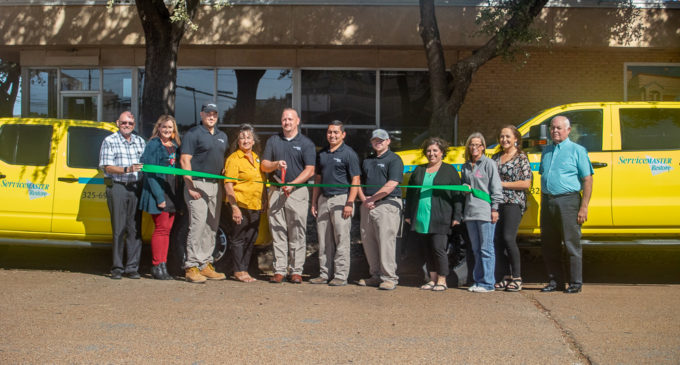 Breckenridge Chamber hosts ribbon cutting for ServiceMaster by A-Town/Hi-Tech