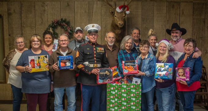 Elks, Jonell donate toys to local Toys for Tots