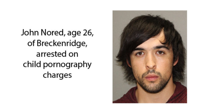 Breckenridge man arrested on charges of child pornography