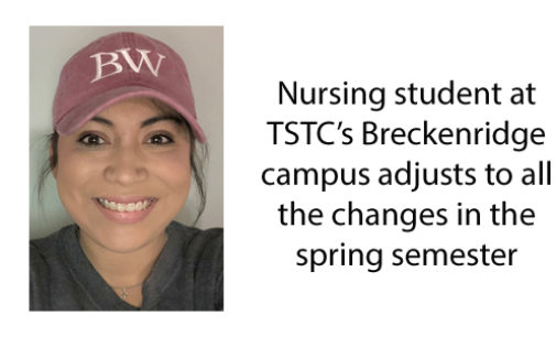 TSTC Vocational Nursing student adapts to new learning environment