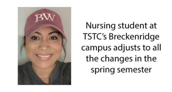 TSTC Vocational Nursing student adapts to new learning environment