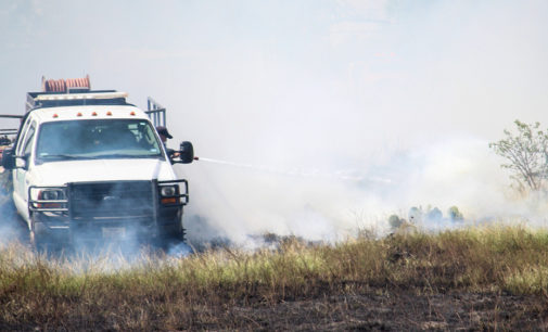 Stephens County firefighters battle wildfires sparked by dry conditions, fireworks