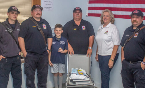 Breckenridge Fire Department honors Rhyder Patterson with ceremony