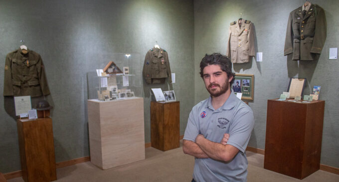 Extensive Military Museum exhibit on display at Breckenridge Fine Arts Center