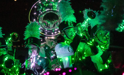 Buckaroo Band entertains audience with annual light show on Friday night