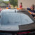 BHS Varsity Cheerleaders brave hot temperatures for car wash fundraiser