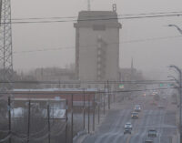 High winds bring West Texas dust to Breckenridge