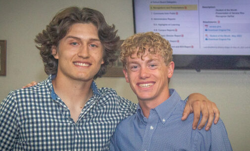 Jonas Arellano and Evan Moore named as 2021 Valedictorian and Salutatorian for Breckenridge High School